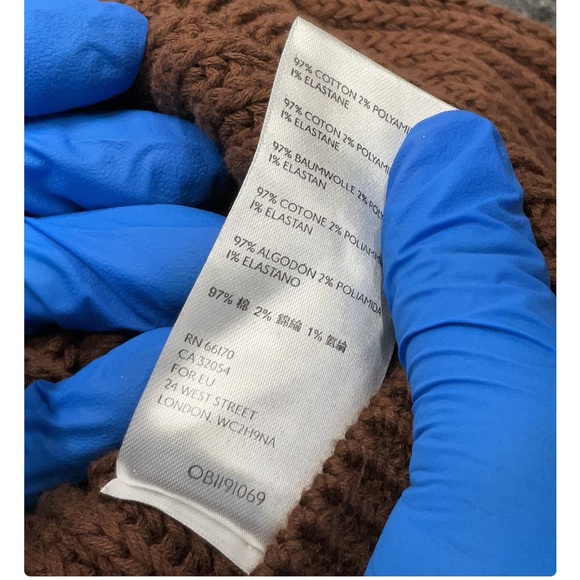 Chocolate brown free people sweater - Picture 4 of 4